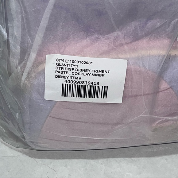 Disney Parks Loungefly Pastel Pink and Purple Figment Backpack New with Tag - Picture 16 of 16